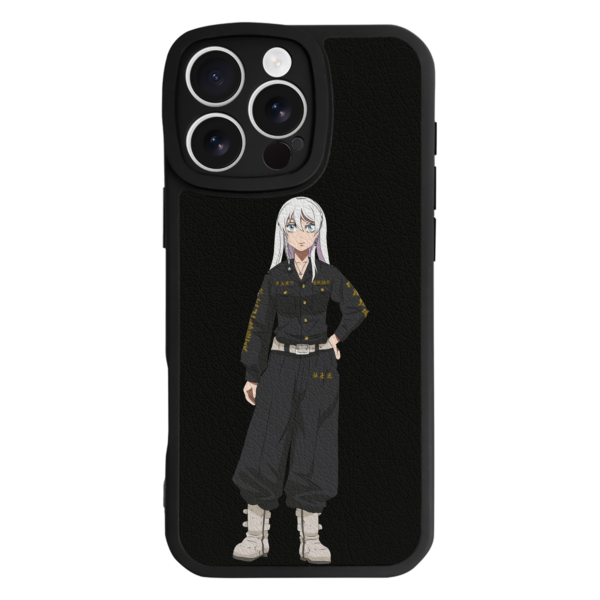 （画像用） 東京リベンジャーズ Tokyo Revengers 【iPhone 16シリーズ対応】シリコンスマホケース（レザー調） 材質：シリコン
